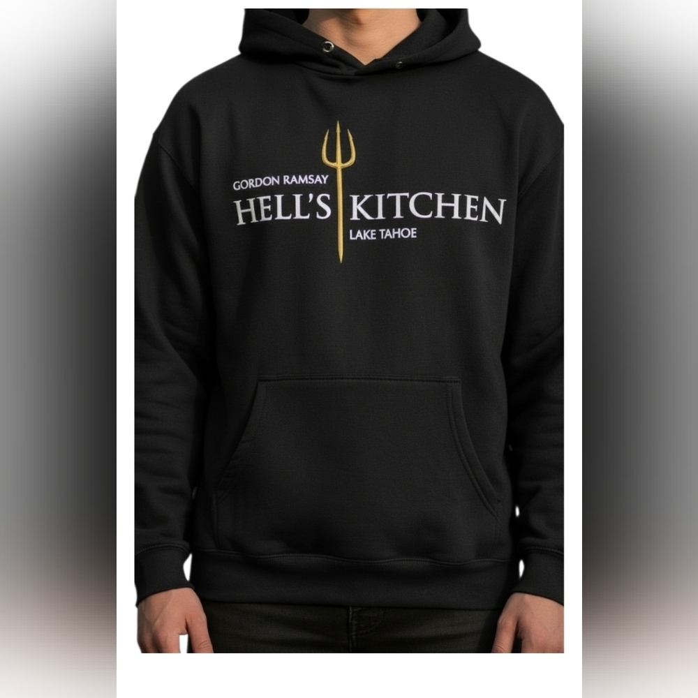 Gordon Ramsey Hells Kitchen Lake Tahoe New With Tags Sz LargeHoodie Restaurant